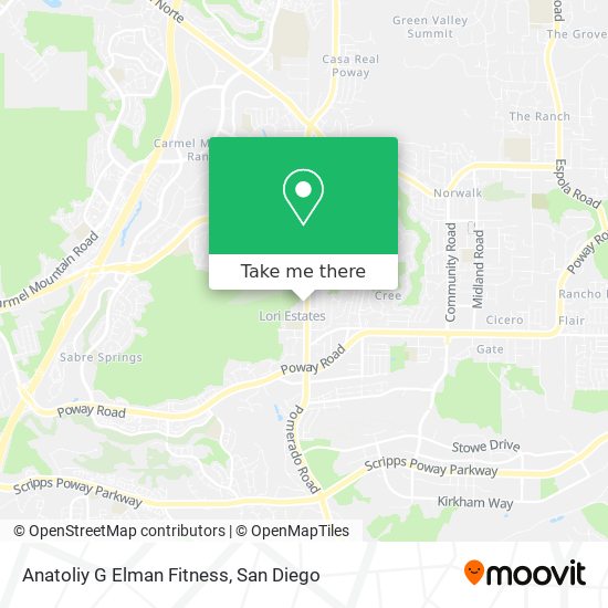 Mapa de Anatoliy G Elman Fitness