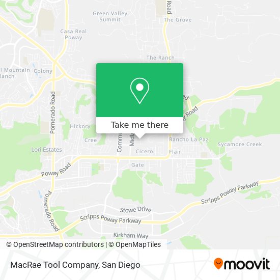 Mapa de MacRae Tool Company