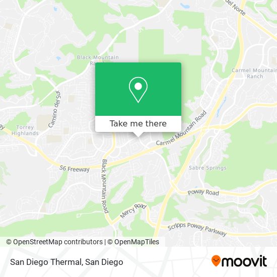 Mapa de San Diego Thermal