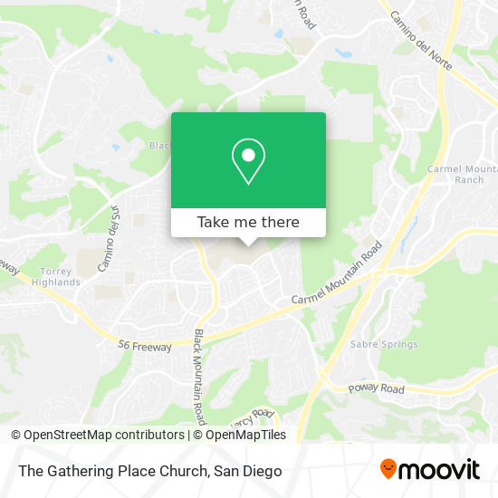 The Gathering Place Church map