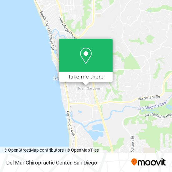 Del Mar Chiropractic Center map