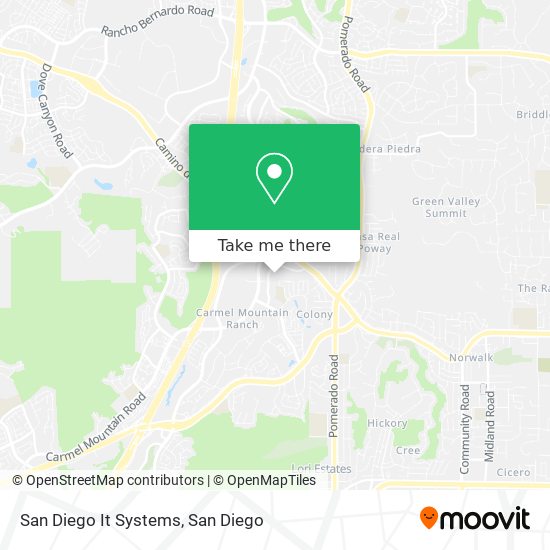 San Diego It Systems map