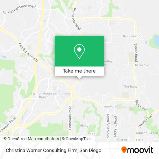 Christina Warner Consulting Firm map