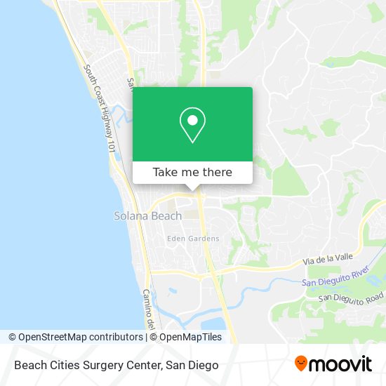 Beach Cities Surgery Center map