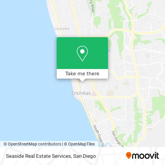 Seaside Real Estate Services map