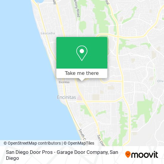 Mapa de San Diego Door Pros - Garage Door Company