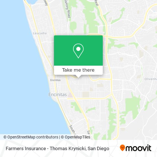 Farmers Insurance - Thomas Krynicki map