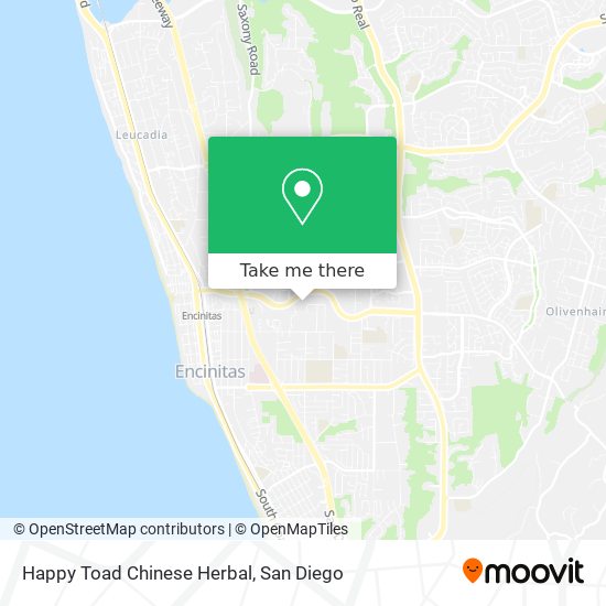 Happy Toad Chinese Herbal map