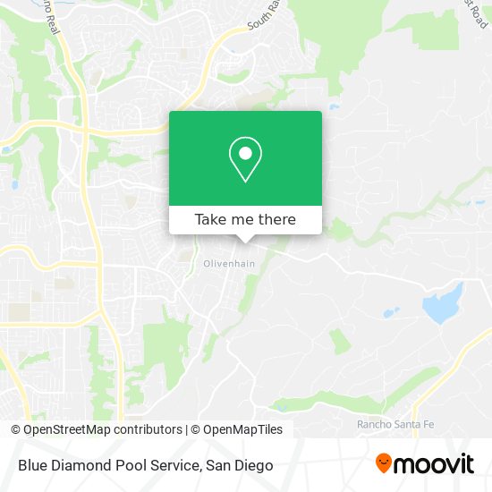 Mapa de Blue Diamond Pool Service