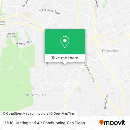 Mapa de MHS Heating and Air Conditioning