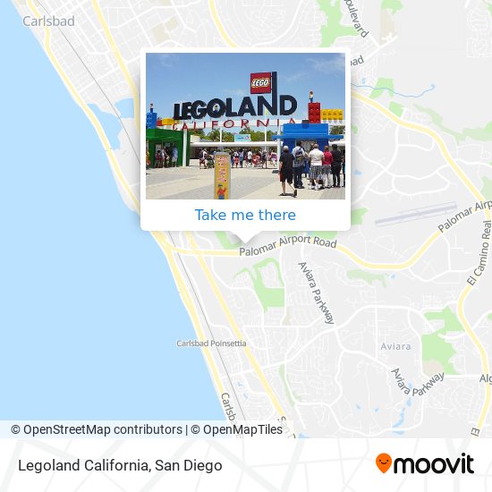 Mapa de Legoland California