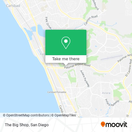 The Big Shop map