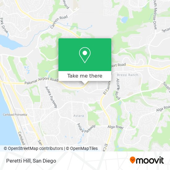 Mapa de Peretti Hill