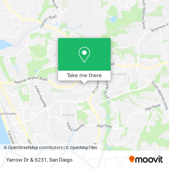 Mapa de Yarrow Dr & 6231