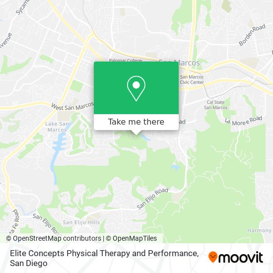 Mapa de Elite Concepts Physical Therapy and Performance