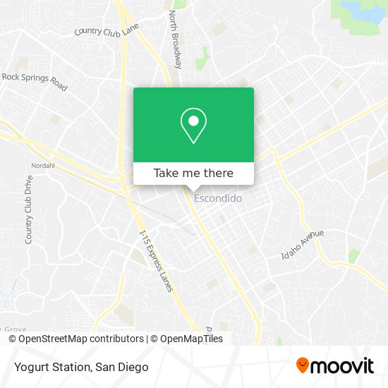 Yogurt Station map