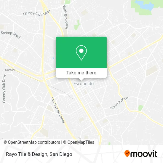 Mapa de Rayo Tile & Design