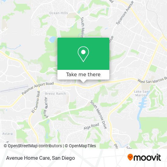 Avenue Home Care map