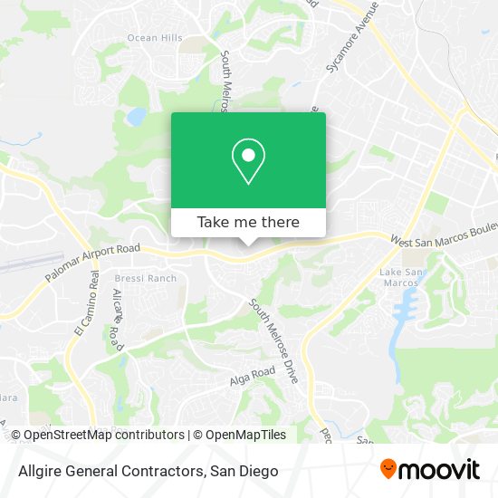 Allgire General Contractors map