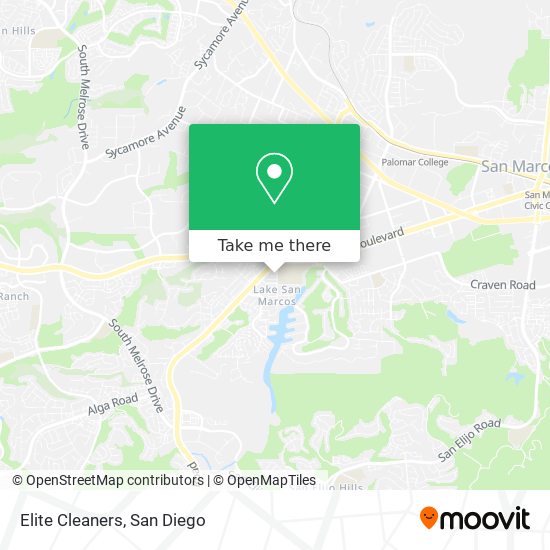 Elite Cleaners map