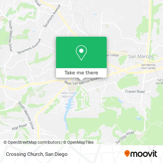 Mapa de Crossing Church