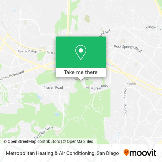 Metropolitan Heating & Air Conditioning map