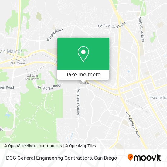 DCC General Engineering Contractors map