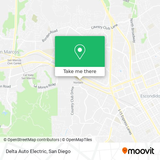 Delta Auto Electric map