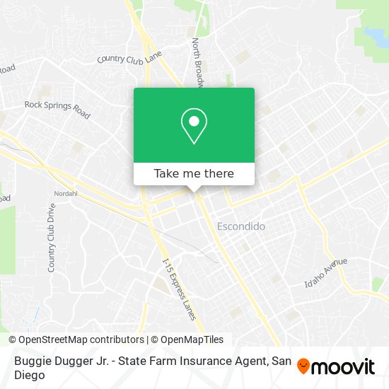 Mapa de Buggie Dugger Jr. - State Farm Insurance Agent