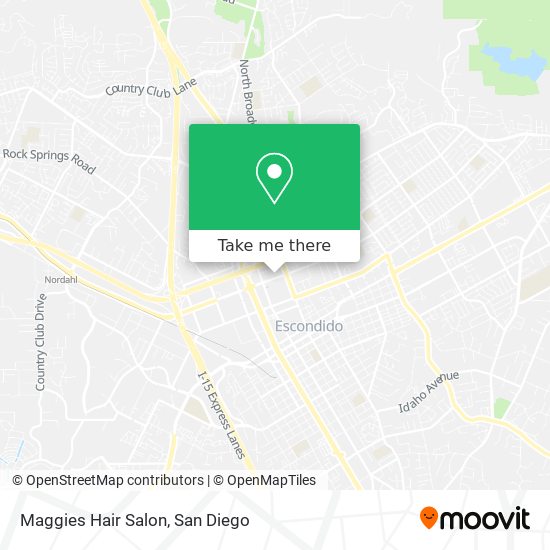 Mapa de Maggies Hair Salon