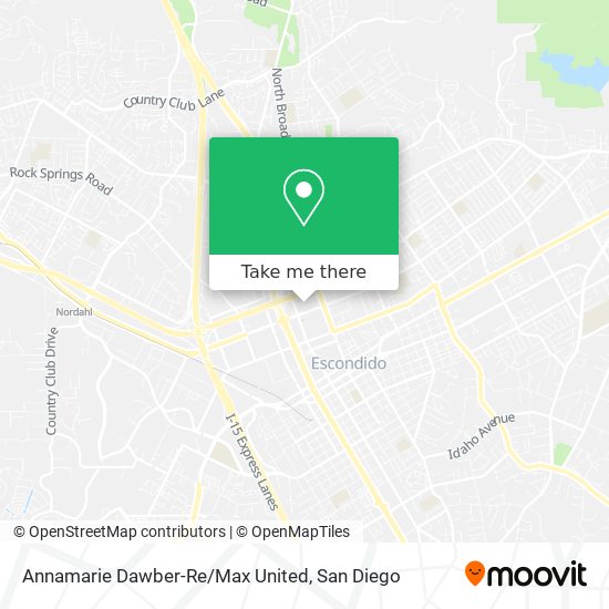 Mapa de Annamarie Dawber-Re/Max United