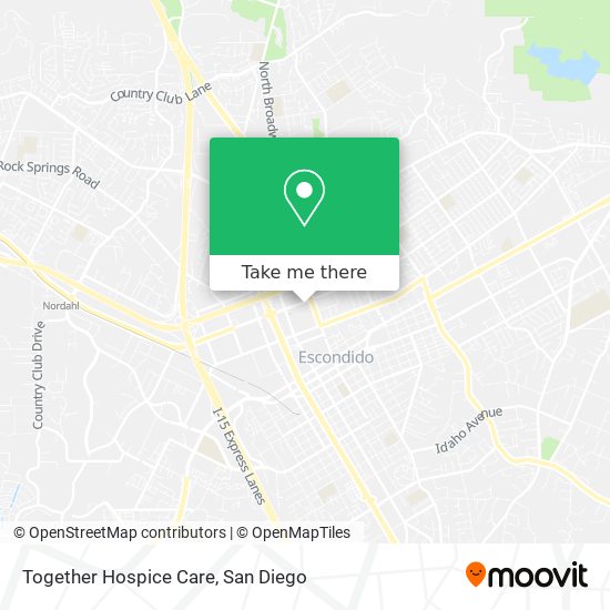 Together Hospice Care map