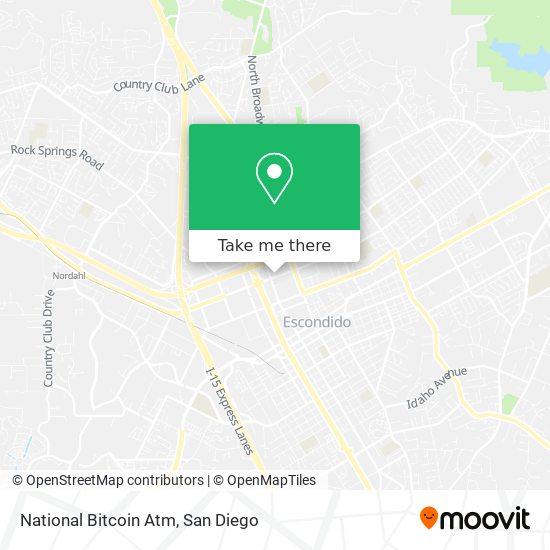 National Bitcoin Atm map