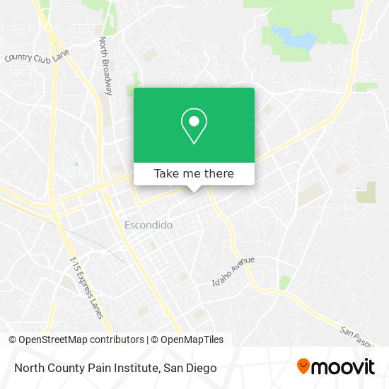 Mapa de North County Pain Institute