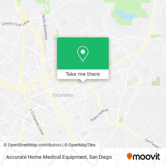 Accurate Home Medical Equipment map