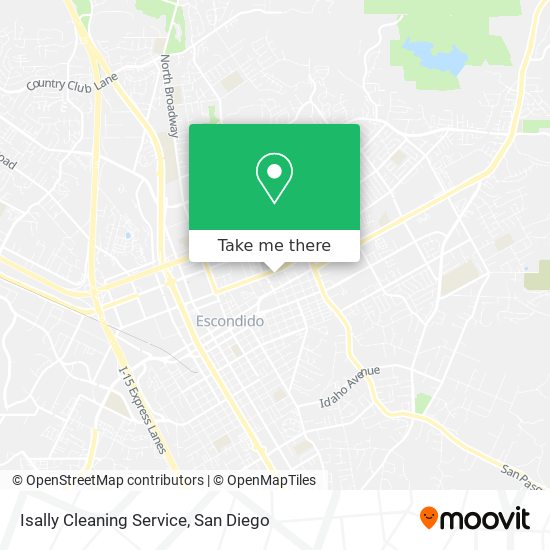 Mapa de Isally Cleaning Service