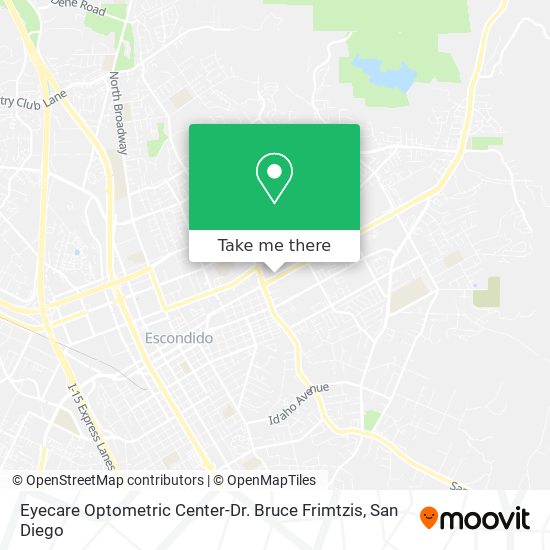 Eyecare Optometric Center-Dr. Bruce Frimtzis map