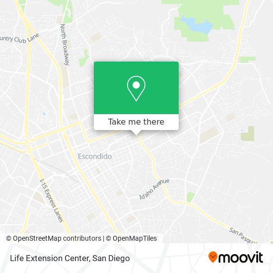 Mapa de Life Extension Center