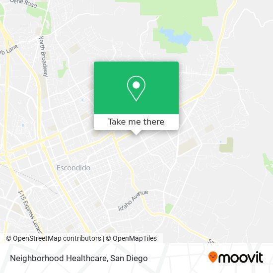 Mapa de Neighborhood Healthcare