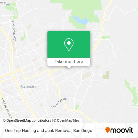 Mapa de One Trip Hauling and Junk Removal