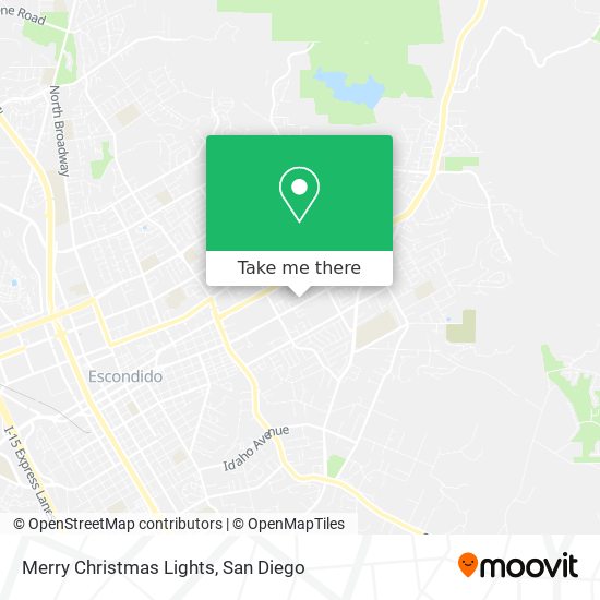 Merry Christmas Lights map