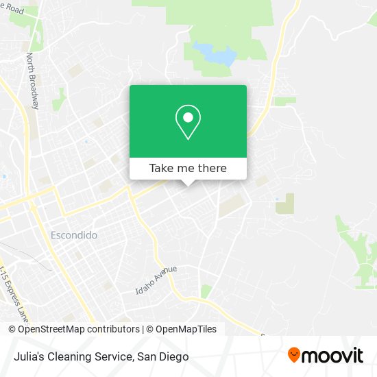 Mapa de Julia's Cleaning Service