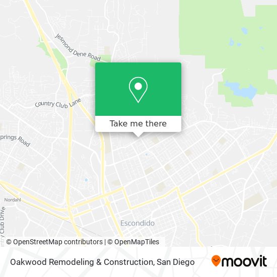 Oakwood Remodeling & Construction map