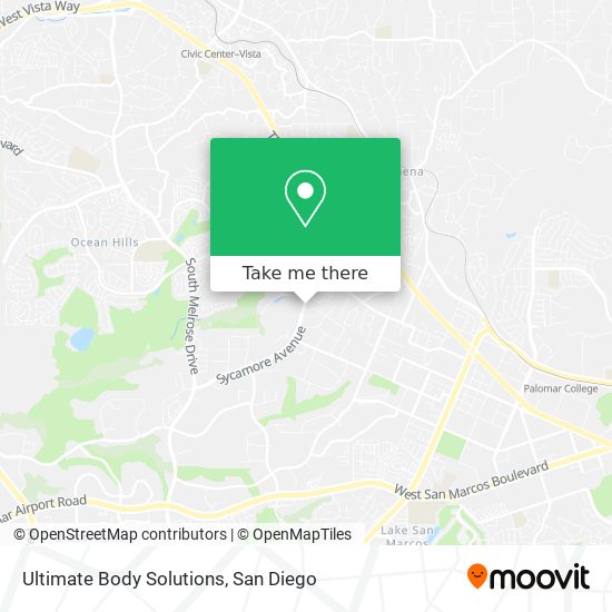 Mapa de Ultimate Body Solutions