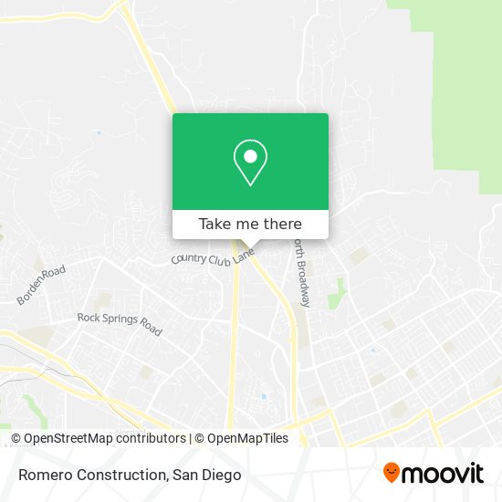 Romero Construction map