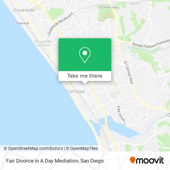 Fair Divorce in A Day Mediation map