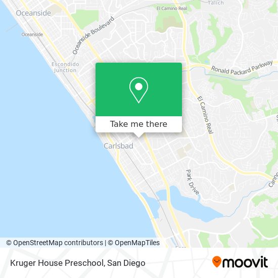 Kruger House Preschool map