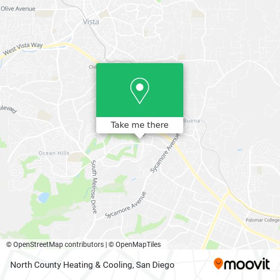 North County Heating & Cooling map