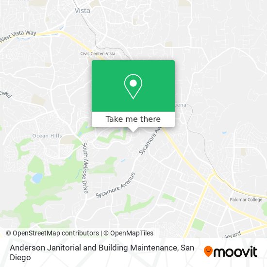 Anderson Janitorial and Building Maintenance map