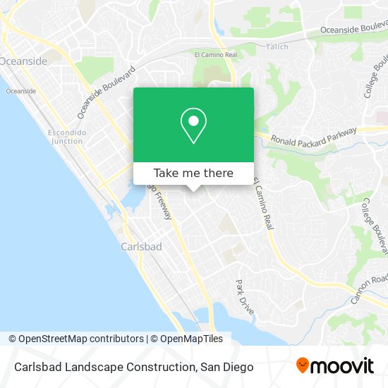 Mapa de Carlsbad Landscape Construction